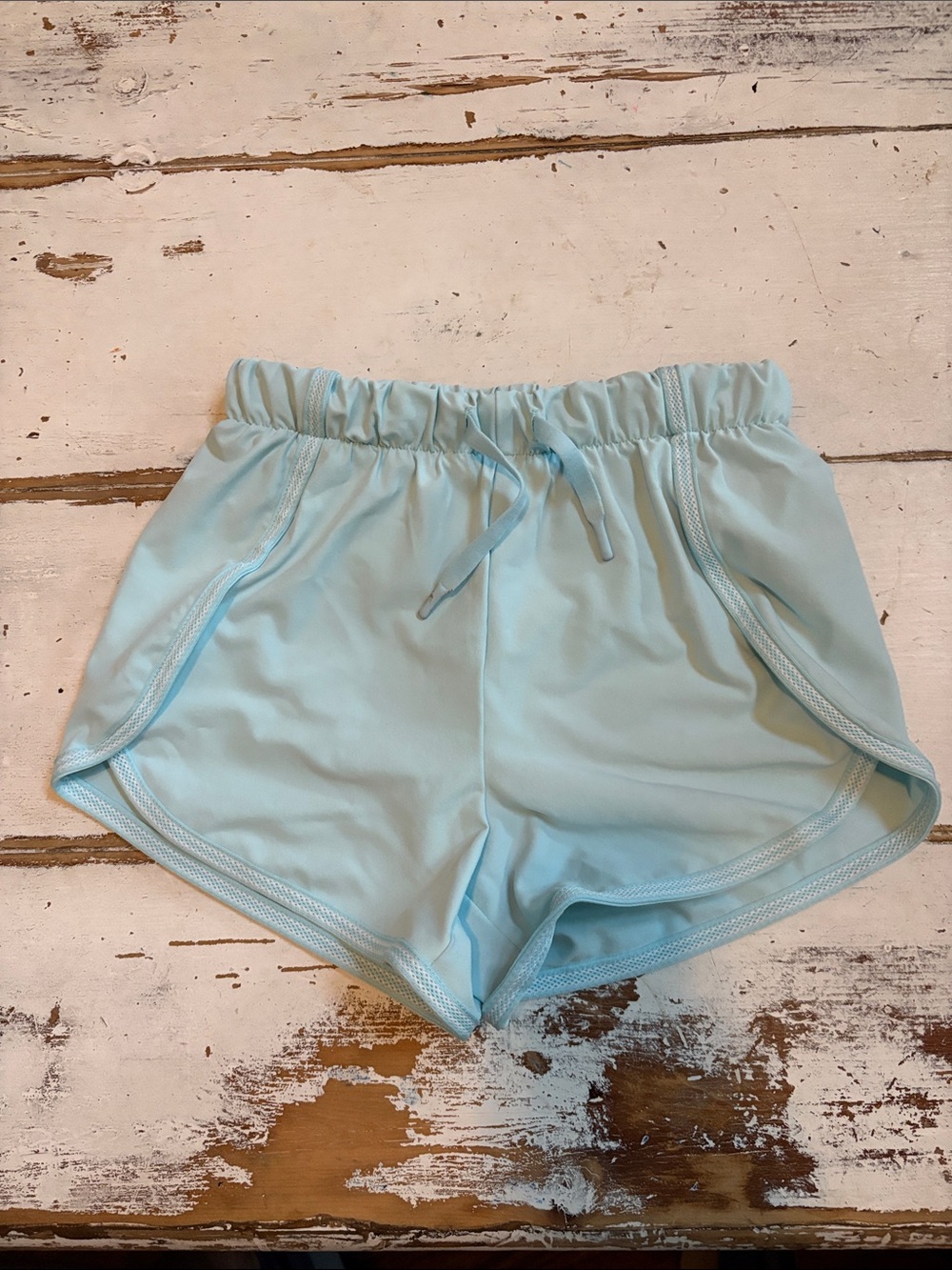 all in motion Light Blue Women's Athletic Shorts with Drawstring Waist
